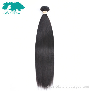 ALL RUN Factory Wholesale Price  Silky Straight 100% Human Hair Buldles